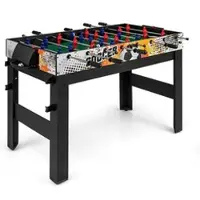 Costway 14-in-1 Tisch, Fußball, Airhockey, Billard, Tischtennis, Bowling, Shuffleboard, Schach, Dame & Backgammon