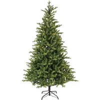 HPI Home Product Import GmbH Künstlicher Weihnachtsbaum - Grün - Kunststoff - mit LED-Beleuchtung