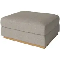 Bolia - Sepia Pouf, Monza sand, 70 x 70 cm, Eiche geölt