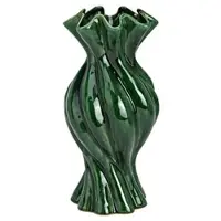 PUR FLEUR Vase Twist aus Steingut ca. 14x30x14cm