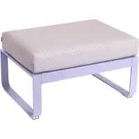 Fermob BELLEVIE 1-Sitzer-Polsterhocker mit Sitzfläche aus perforiertem Stahlblech