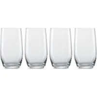 Schott zwiesel Bierglas SCHOTT-ZWIESEL "Bierbecher For you 330 ml 4er Set transparent", bunt (transparent), B:6,9cm H:12cm Ø:6,9cm, Glas, Trinkgefäße, Bierglas, Spülmaschinengeeignet
