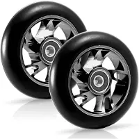 Merkloos Set mit 2 Scooter-Rädern, 120 mm, mit ABEC-9 Lagern