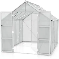 Pergart Vitavia Gewächshaus "Domus 8300" aluminium 8,3 m² 6 mm HKP