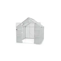 Pergart Vitavia Gewächshaus "Domus 6700" aluminium 6,7 m² 6 mm HKP