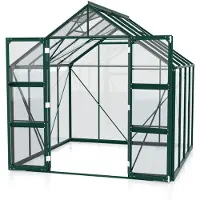 Pergart Vitavia Gewächshaus "Domus 6700" smaragd 6,7 m² 3 mm ESG