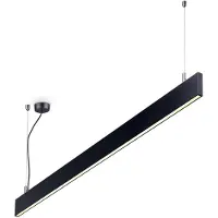 Ideal Lux 241975 LED-Hänge-Deckenleuchte Linus 1x32W | 3850lm | 3000 K - schwarz