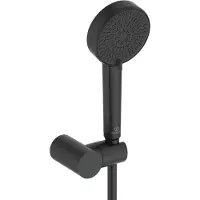 Ideal standard Handbrause-Set Idealrain 2-fach-Handbrause d:100mm 8l/min. Silk Black, BE153XG BE153XG