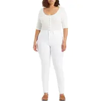 Levi's Damen Jeanshose 721 mit Stretch-Anteil, Skinny Fit, Weiß (Western White),