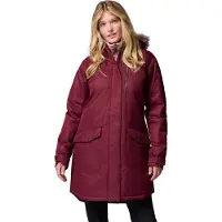 Columbia Suttle Mountain Long Jacke Rot M Damen Rot M