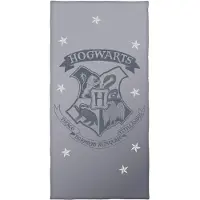 Lizenz Harry Potter Velours-Handtuch Grau 70 x 140 cm