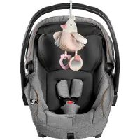 Fehn Greifspielzeug "feehnLAND, Activity-Vogel", rosa (rose), Greifspielzeug, KinderB:13cm H:23cm, Greifspielzeug, zur Befestigung an Kinderwagen, Babyschale oder Bett, B:13cm H:23cm