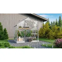 Pergart Vitavia Gewächshaus "Eris" 2500 alu eloxiert 2,5 m² 3 mm ESG