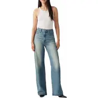 Levi's Damen Ribcage Wide Leg H223 Jeans, Tint Story,25W / 34L