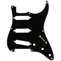 Fender Pickguard 57 Strat Black 3-Ply - Pickguard