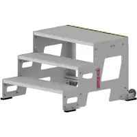 Hymer Industrietritt Grundmodul mit Alu-Profilstufen 0,6m Stufenbreite 3 Stufen