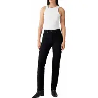 Levi's Damen Wedgie Straight Pants,Wedgie Straight Black Sprout, 28W / 28L