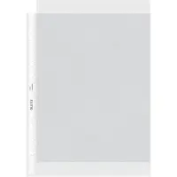 Leitz Prospekthülle 4790, DIN A4, oben offen, 100 Stück, genarbt, transparent, 0,09 mm