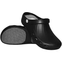 Reis PRIMA CLOG EVA Clogs mit Dual-Funktionsriemen, Farbe: Schwarz, Größe: 42 EU