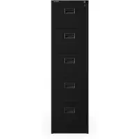 Jan Nowak Aktenschrank aus Metall SARA V5 600 460x1625x600 mm Schwarz