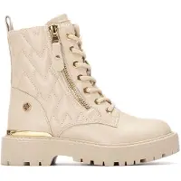 Xti Kids für Mädchen. 15134402-BEIGE Stiefelette 151344 beige (36), 1 bis 3 cm, Reißverschluss, Lässig, Kinderbekleidung