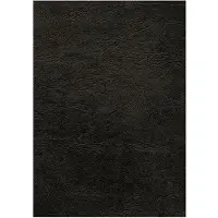Fellowes Deckblatt, Format A4, für Bindemaschinen, aus Papier in Lederoptik, schwarz, 100 Stück