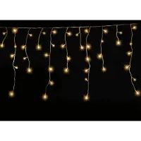 Gartenpirat LED-Eisregen-Lichterkette 12 m warmweiß IP44 : 12 m : Warmweiß
