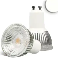 ISOLED 6W Glas COB LED Strahler GU10 450lm 4000K neutralweiß dimmbar 70° EEK F [A-G] Fiai 112971