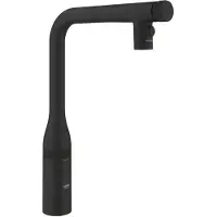 GROHE Spültischbatterie Essence SmartControl ausziehbare Dual Spülbrause phantom black