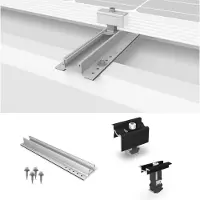 K2 Systems MiniRail Set für 30 Module auf Trapezdach PV Unterkonstruktion