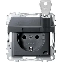 Merten SCHUKO-Steckdose anth MEG2315-0414