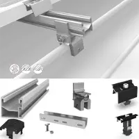 K2 Systems SeamClamp Set für 30 Module auf Winkelfalz-Dach PV Unterkonstruktion