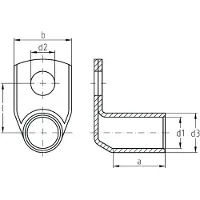 Intercable Winkelrohrkabelschuh 90 Grad 185qmm M16 ICR1851690 10 Stk