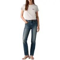 Levi's 724 High Rise Straight Ankle Time