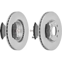 F.BECKER Bremsensatz, Scheibenbremse 13810175 Vorderachse belüftet 260mm 24mm für OPEL