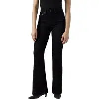 Levi's für Damen. A3410-0070 Jeans 726 High Rise Flare schwarz (31/32), Lässig, Baumwolle