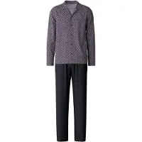 Calida Pyjama "Relax Imprint" 2 tlg. mit feinem, glattem Stoff für erhöhten Komfort