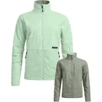 Ortovox - Women's Ortler Metawool 60 Rev Jacket - Merinojacke Gr L oliv/grau