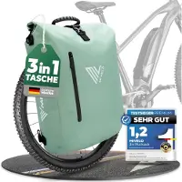 MIVELO Wasserdichte 3-in-1-Tasche - Mit Laptopfach - PVC-frei - 20L - Mint