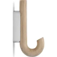 Gejst Hook Kleiderhaken Mini Eiche/Chrom - , Holz, Metall