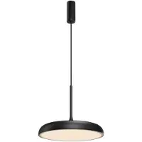Maytoni Moderne Pendelleuchte Gerhard LED incl. in Schwarz aus Metall Acryl 26 W für Küche, Schlafzimmer, Wohnzimmer, Esszimmer, Lobby