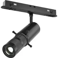 Maytoni Strahler für Magnetschienen-System Exility Gala LED incl. Schwarz aus Aluminum Dimmbar 10W für Küche, Schlafzimmer, Wohnzimmer, Esszimmer, Lobby