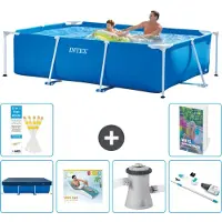 Intex Rechteckiger Frame Pool - 260x160x65 cm - 5-teilig S62