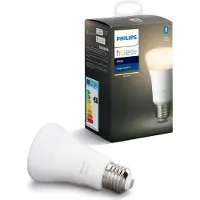 Philips Hue White E27 - Smarte Lampe A60 - 800, Intelligentes Leuchtmittel, Bluetooth/Zigbee, Weiß, LED, E27, A60