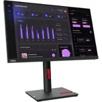 Lenovo ThinkVision T24i-30, 60,5 cm (23.8"), 1920 x 1080 Pixel, Full HD, LED, 6 ms, Schwarz