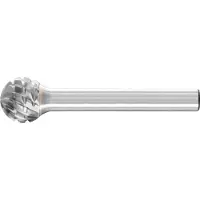 PFERD Hartmetall Hochleistungsfrässtift Kugel KUD Ø 12x10mm Schaft-Ø 6 mm TITANIUM für Titan