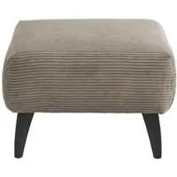 Mid.You Hocker Colori Graubraun Cord