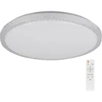 Kanlux S.A. LED Deckenleuchte Lumko 38W CCT warm-/neutral-/tageslichtweiss 3000K/4000K/6500K Weiß Metall Ø48cm 90221