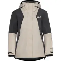Jack Wolfskin Skijacke "FLOWLINE 2L INS JKT W" mit Kapuze mit TEXAPORE 2L, abnehmbare Kapuze, atmungsaktiv, wasserdicht