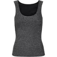 ONLY Top Lea 15356494 Grau Regular Fit
